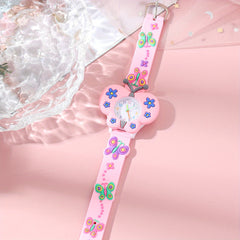 Pink Butterfly Casual Small Fresh Watch