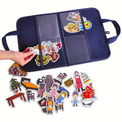Kids' Felt Story Board Set Interactive Animal Playset Halloween Christmas