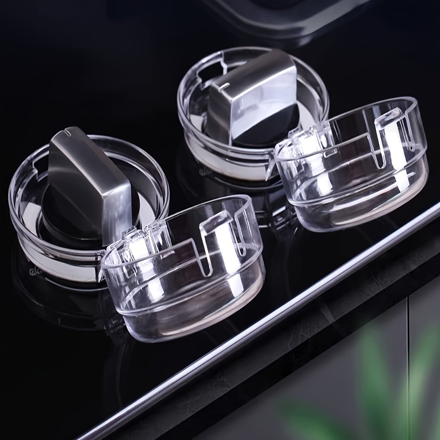 2pcs Stove Knob Covers Kitchen Safety Guards For Kids Baby Toddler