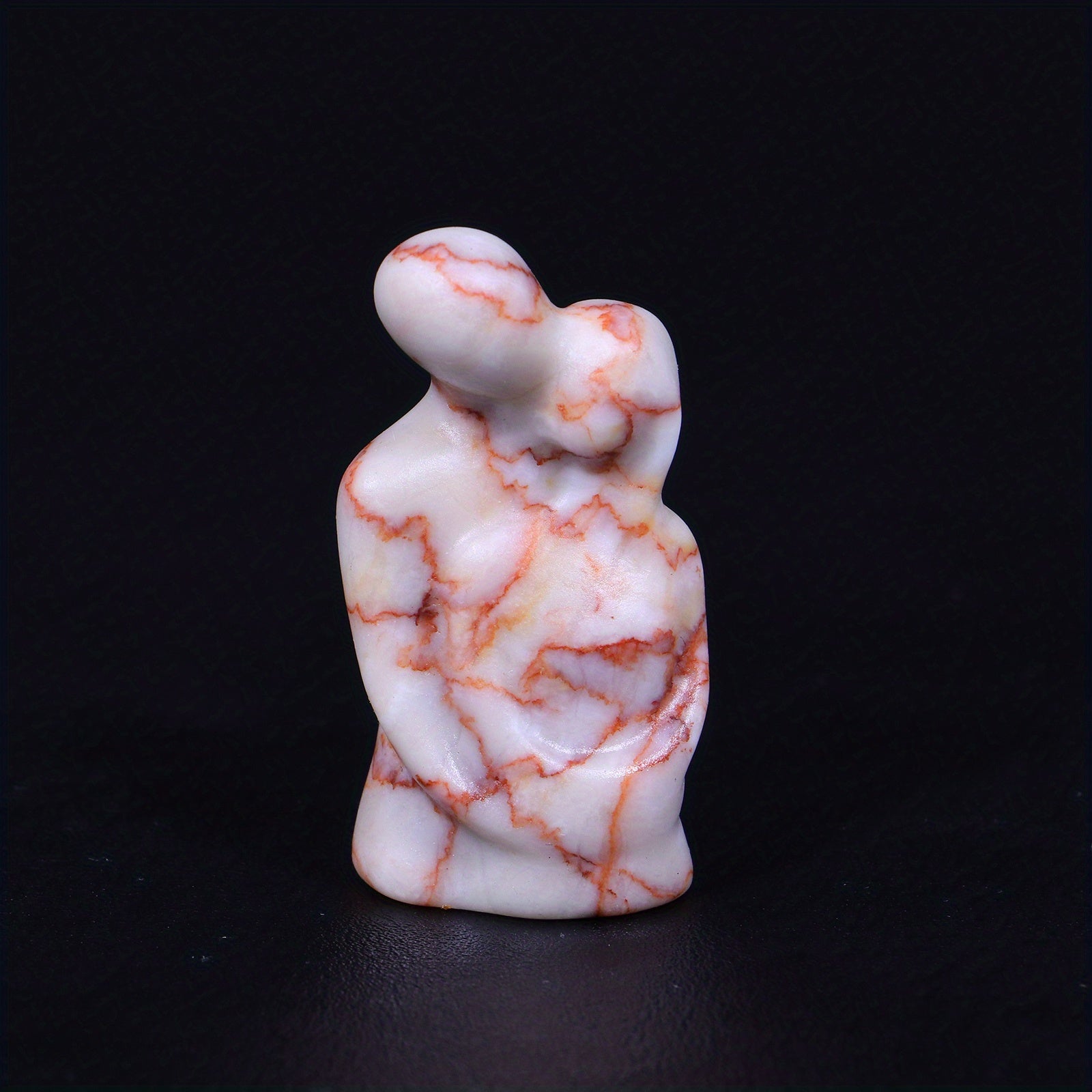Natural Opal Rose Quartz Obsidian Red Network Carving Stones