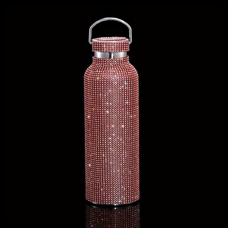 500ml Studded Vacuum Flask Insulated Water Bottle Travel Cup Hot Cold Beverages