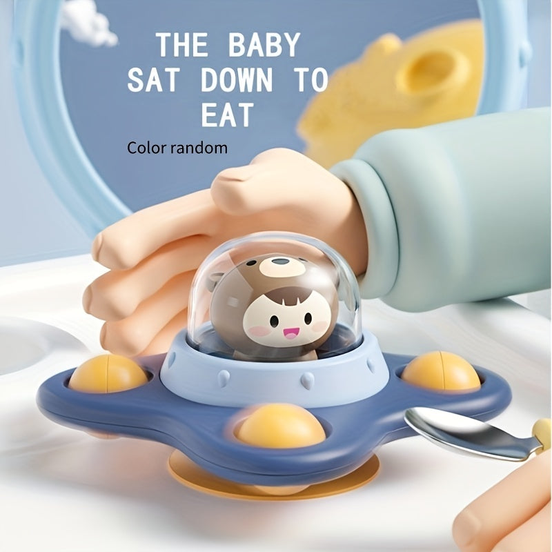 Rocket Spinning Top Toy Baby Cartoon Gyroscope