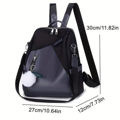Waterproof Oxford Cloth Backpack Purse Two-way Shoulder Bag