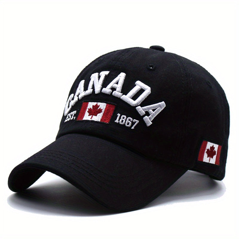 Men's Maple Leaf Sunproof Baseball Cap for Youth