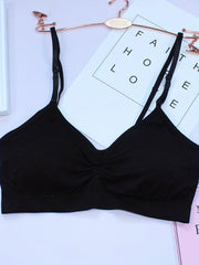 3pcs Wireless Bras Stretch Intimates Breathable Comfy Lingerie & Underwear