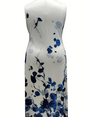 Leaf Print Maxi Tank Dress With Pockets