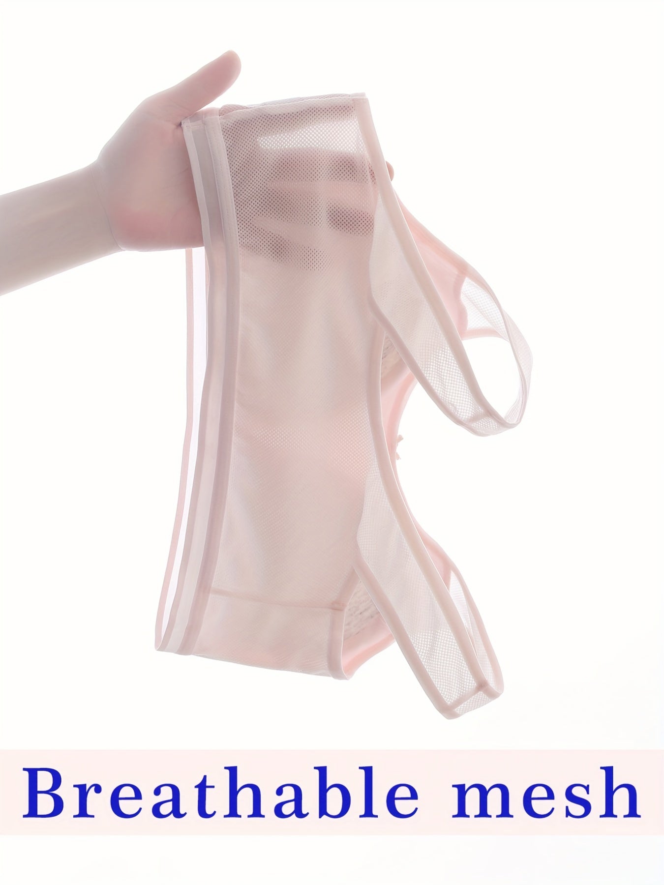 3pcs Mesh Wireless Soft Bras Women's Lingerie