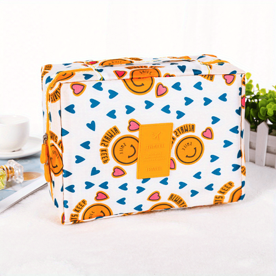 Portable Makeup Pouch & Toiletry Bag for Women