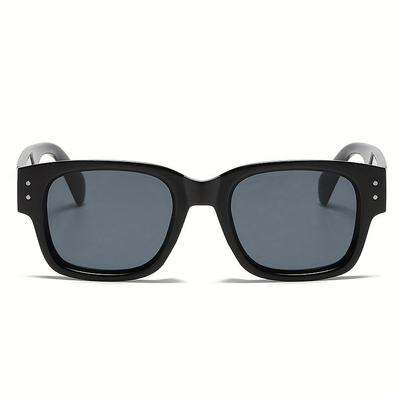 Y2K Square Sunglasses Rivet Decor UV400