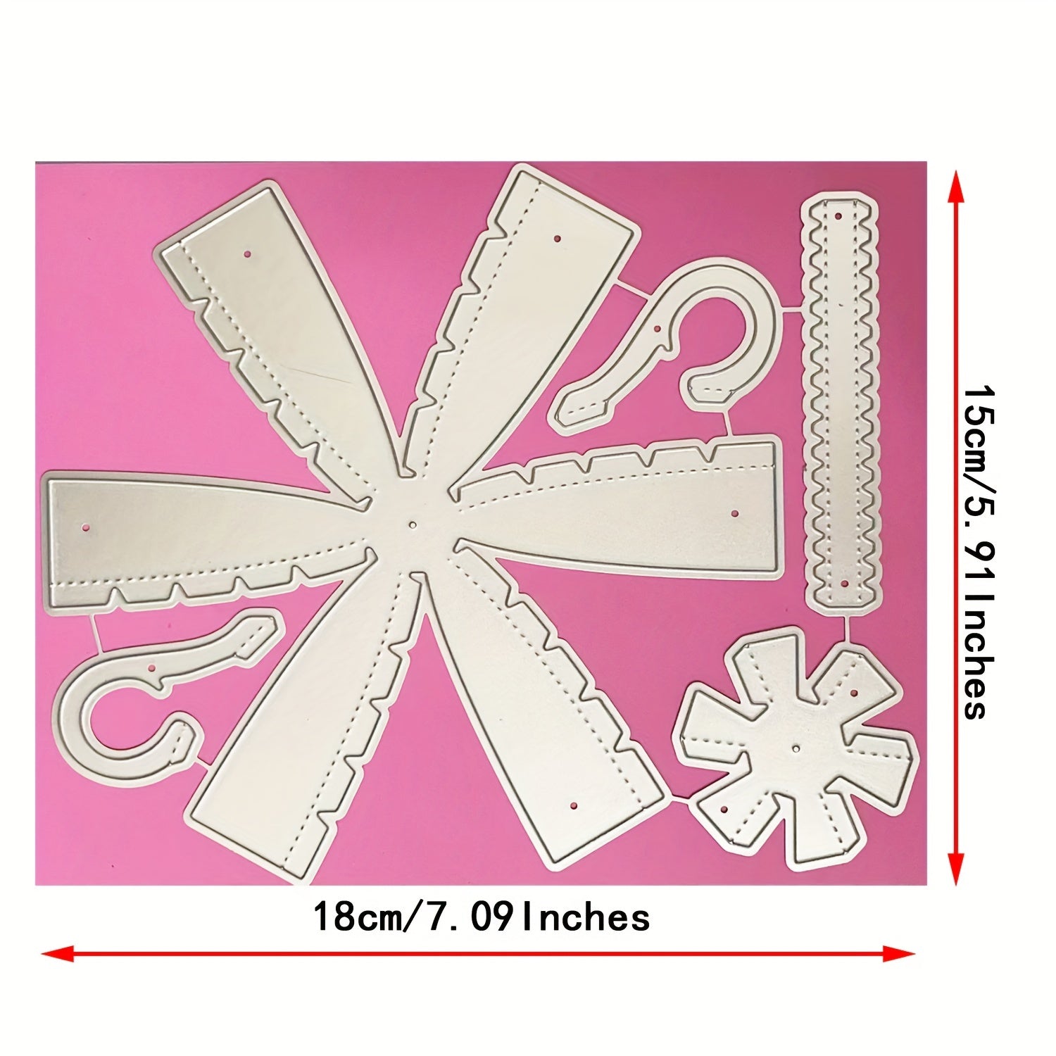 3D Cup Cutting Dies Metal Stencil For DIY Scrapbooking Embossing Decor