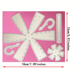 3D Cup Cutting Dies Metal Stencil For DIY Scrapbooking Embossing Decor