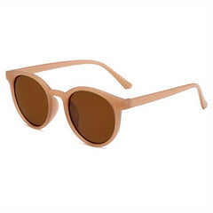 Retro Oval Sunglasses UV400 Sun Shades for Summer Travel