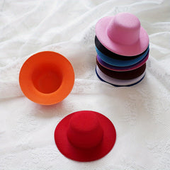 12 Mini Formal Hats DIY Craft for Hair Accessories 3-9 Inches