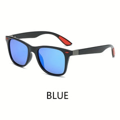 Classic Square Frame Polarized Sunglasses Men Women Vintage Driving Sunglasses