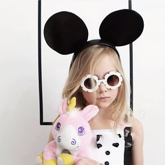 Girls Round Frame Sunglasses For Children