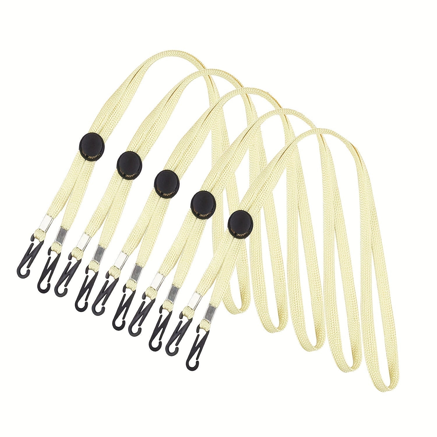 5pcs Hat Strap Clip Adjustable Windproof Chin Strap & Cap Retainers for Outdoor