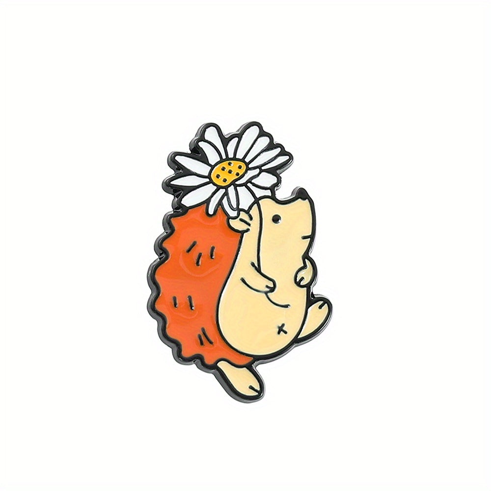 Animal Concert Hedgehog Brooch Metal Sense Costume Bag Accessories