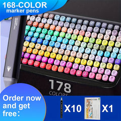 Colours Dual Tip Markers with Portable Storage Bag