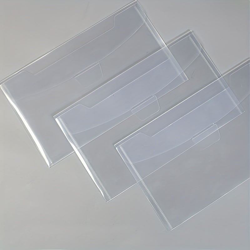 20pcs Clear Seal Stamp & Mold Organizer Bag Reusable Plastic Storage Bag