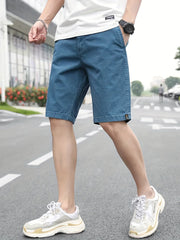 Men's Plaid Cargo Shorts for Summer Outdoor Activities