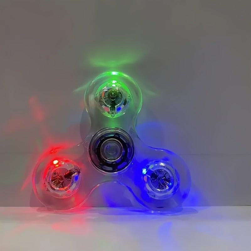 LED Light Fingertip Gyroscope Stress Relief Toy
