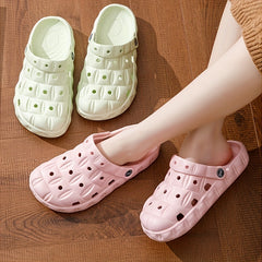 Women's Hollow Out Clogs Breathable Slip On Soft Sole Shoes