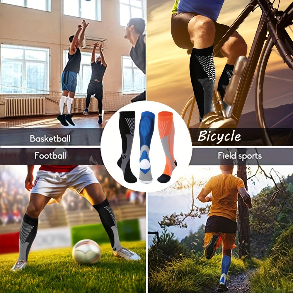 Breathable Thigh Socks 20-30 Mmhg Compression for Men and Women