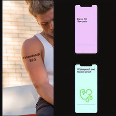 Rose Temporary Tattoo Stickers - Party Body Art Waterproof Stickers