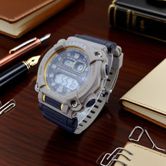 Youth Sport Watch Digital Display Alarm Stopwatch Yellow