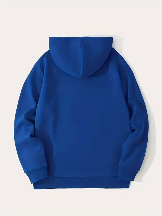 Men's Cartoon Pumpkin Graphic Hoodie Active Halloween Style