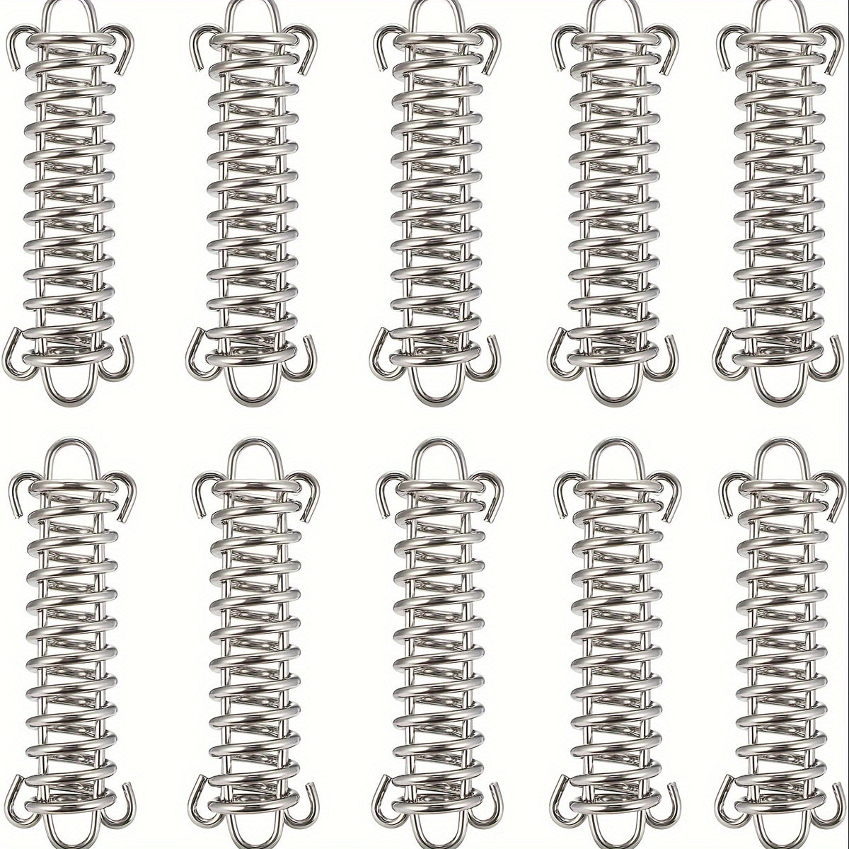 10pcs Stainless Steel Rope Tensioner for Camping Tent