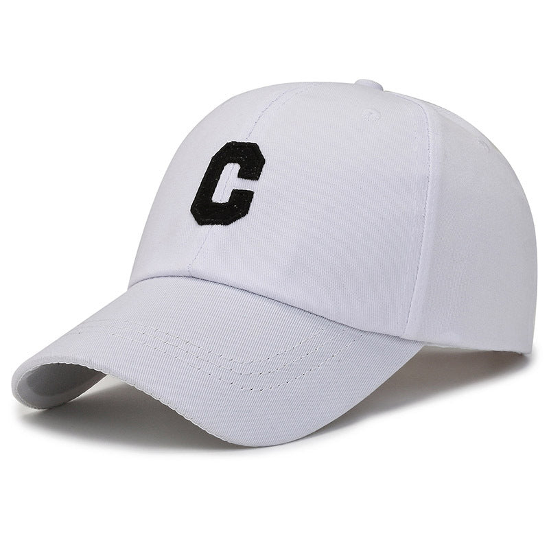 Men's Letter Embroidered Cotton Baseball Cap