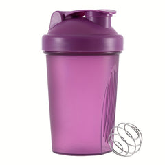12oz Plastic Shaker Bottle Stainless Blender Ball Protein Mixes