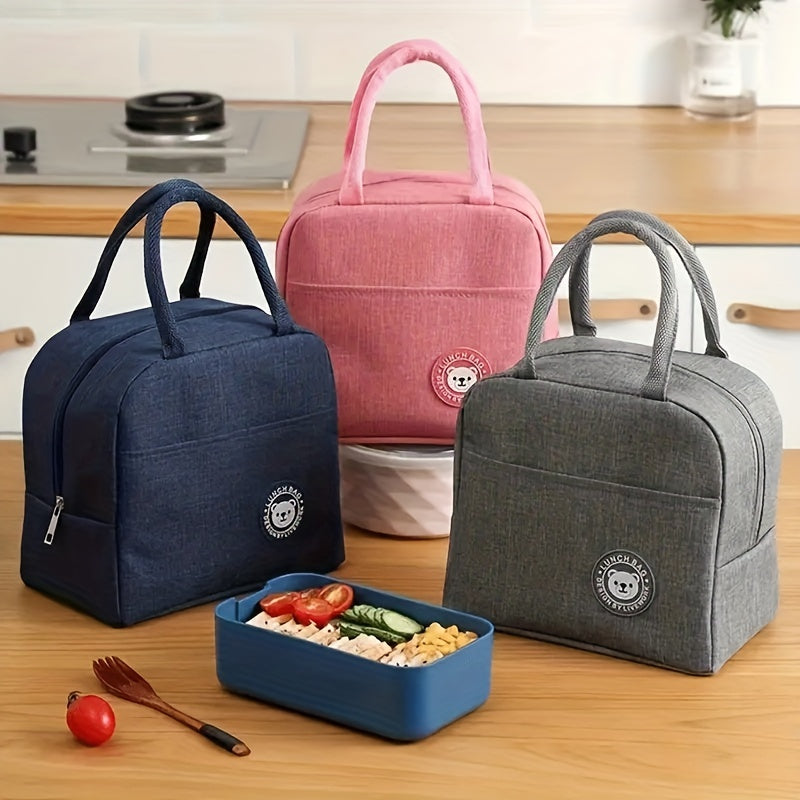 Large Capacity Insulated Lunch Tote Bag Leakproof Thermal Cooler Sack