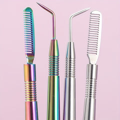 Stainless Steel Lash Lift Perm Tool with Comb