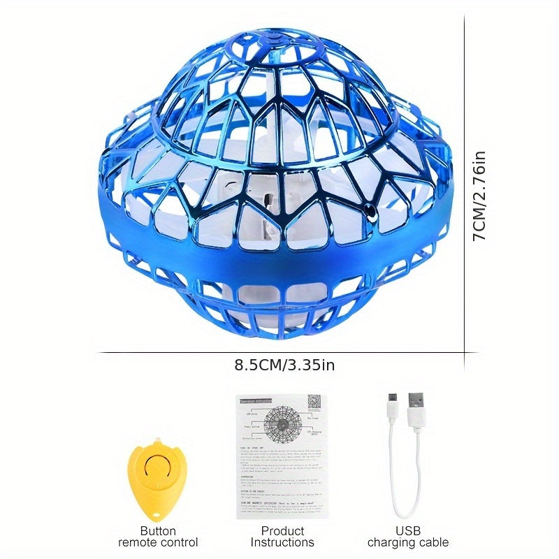 Toy Flying Gyroscope Magic Spinning Ball Rotating Hovering Flight Ball