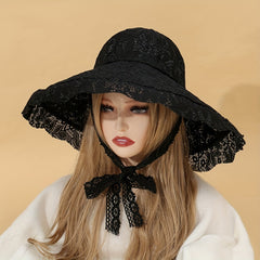 Wode Bim Lace Bucket Hat Classic Sun Hat For Women