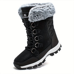 Women's Waterproof Snow Boots High Top Hiking Boots
