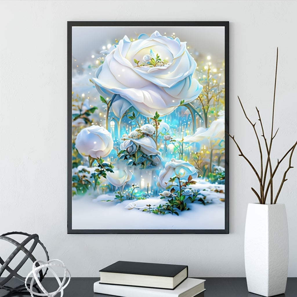 5D Arrival Art Rhinestone Diamond Painting Charm Rose Full Of Rhinjsones DIY