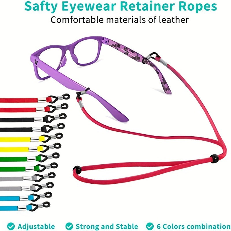 Adjustable Sports Glasses Strap Sunglasses Retainer Lanyard Multicolor Chain