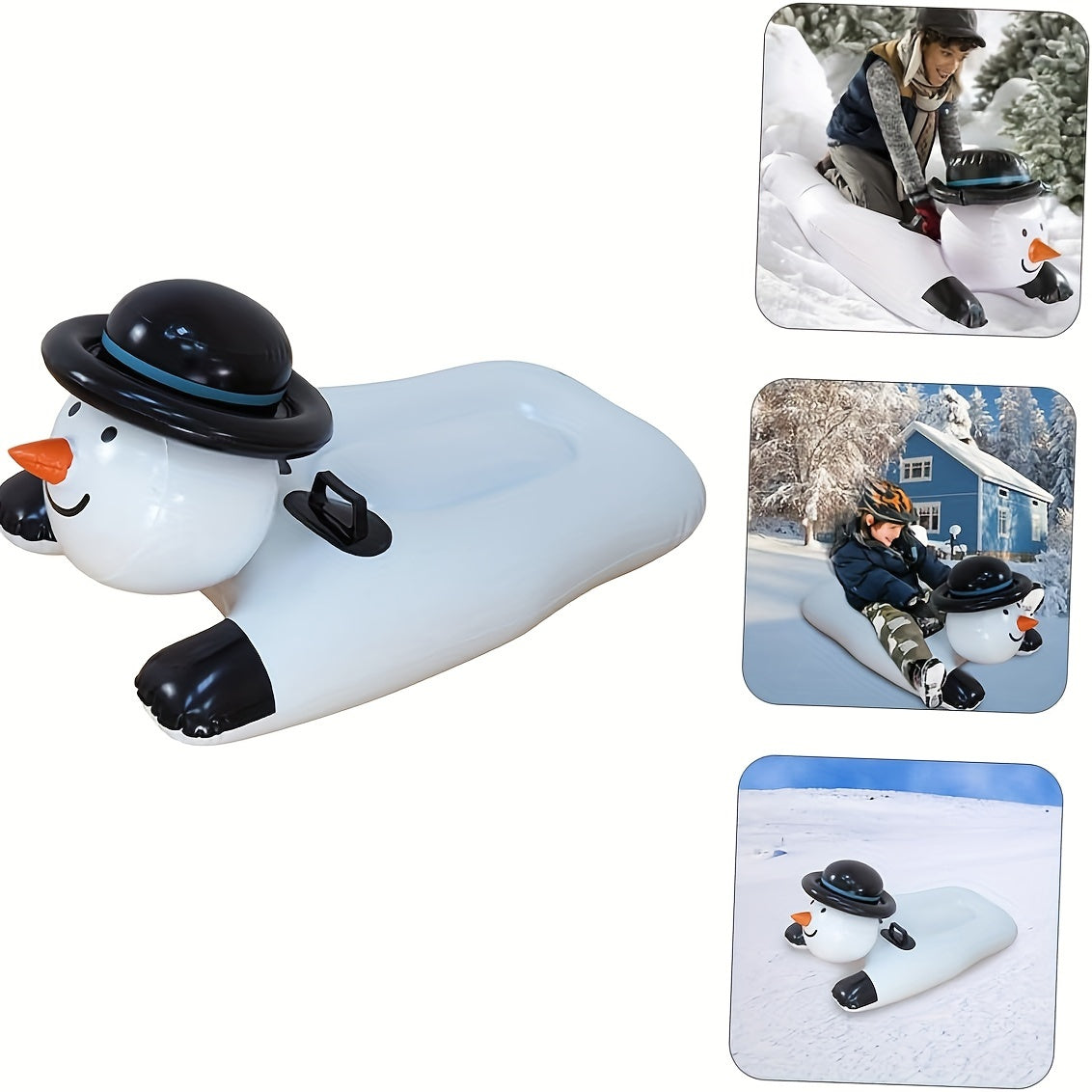 Inflatable Snowboard Skiing Tube Winter Snow Toy Christmas Snow Tube
