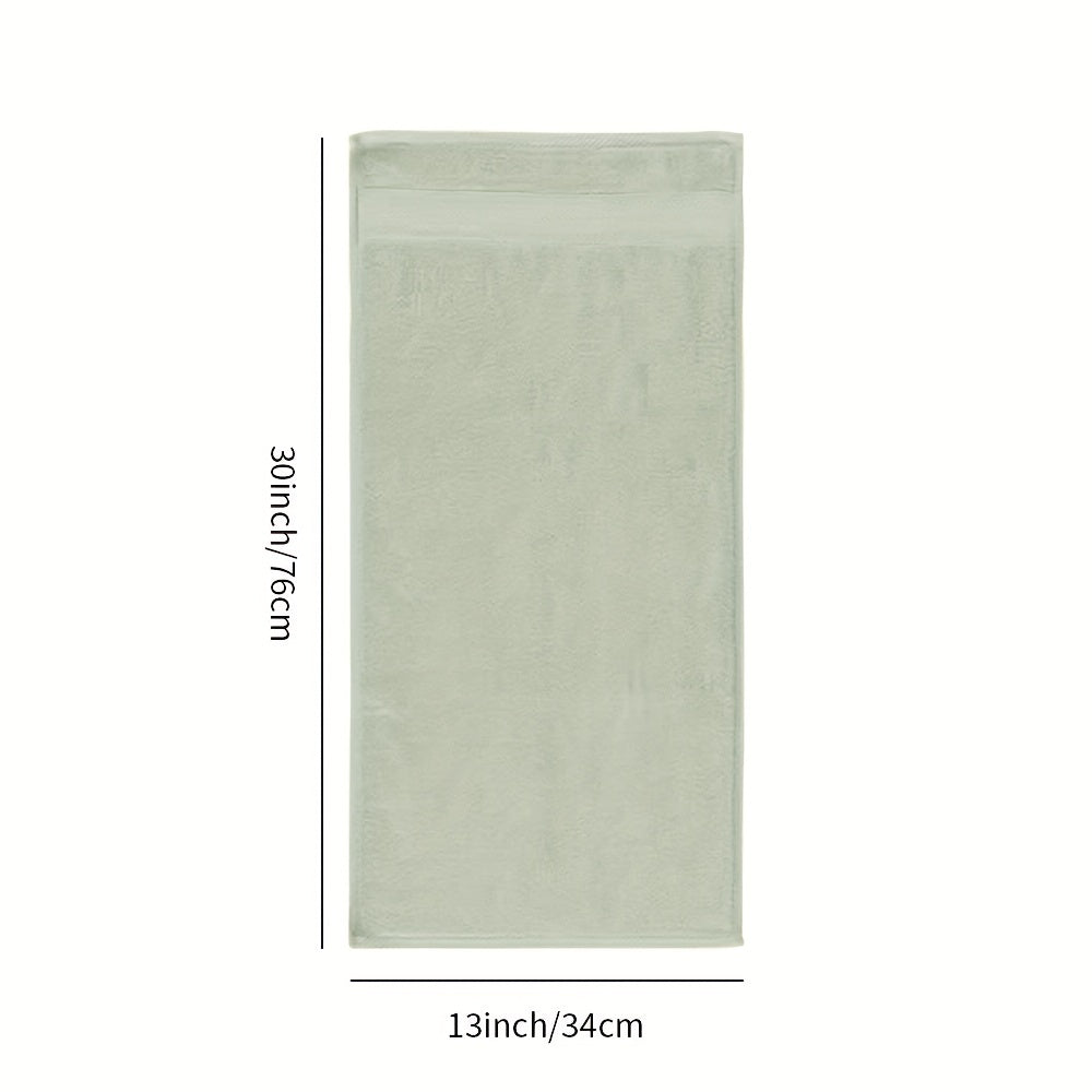 Soft Bamboo Fiber Hand Towel for Home Bathroom, 13x30in