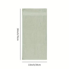 Soft Bamboo Fiber Hand Towel for Home Bathroom, 13x30in