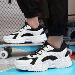 Men's Breathable Chunky Sneakers For Jogging Gym