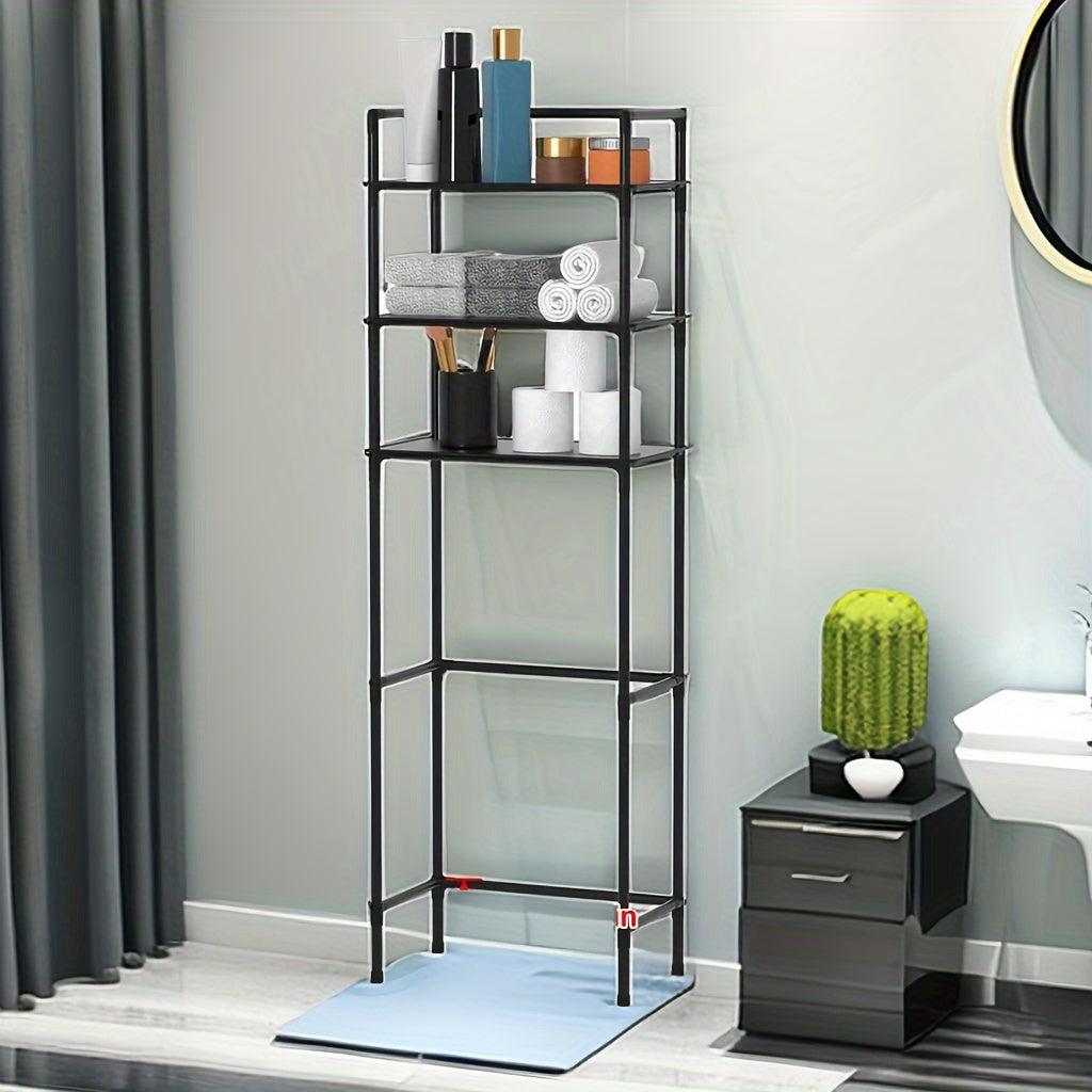 Multifunctional Storage Rack Metal Bathroom Storage Rack Balcony Plant Rack