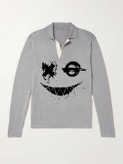 Men's V Neck Pullover Sweater Casual Lapel Winter Autumn
