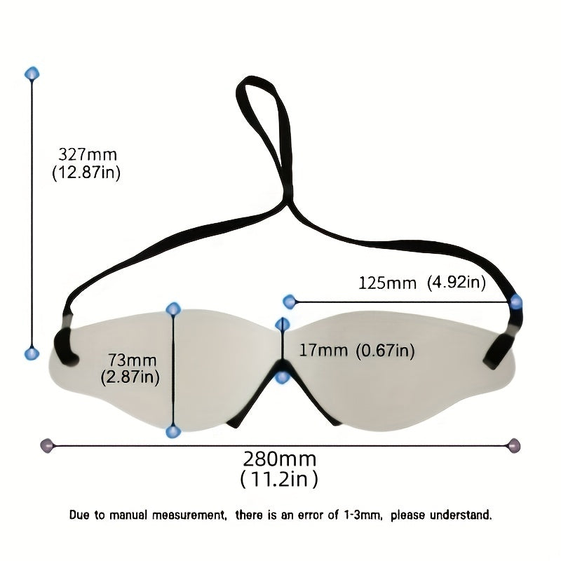 Y2K Wrap Around Sunglasses Mirror Lens Glasses Futuristic Party Shades UV400