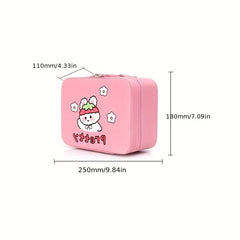 Large Capacity Cartoon Graphic Travel Toiletry Bag with Handle
