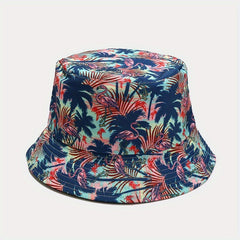 Flamingo Print Bucket Hat Lightweight Sunscreen Basin Hat