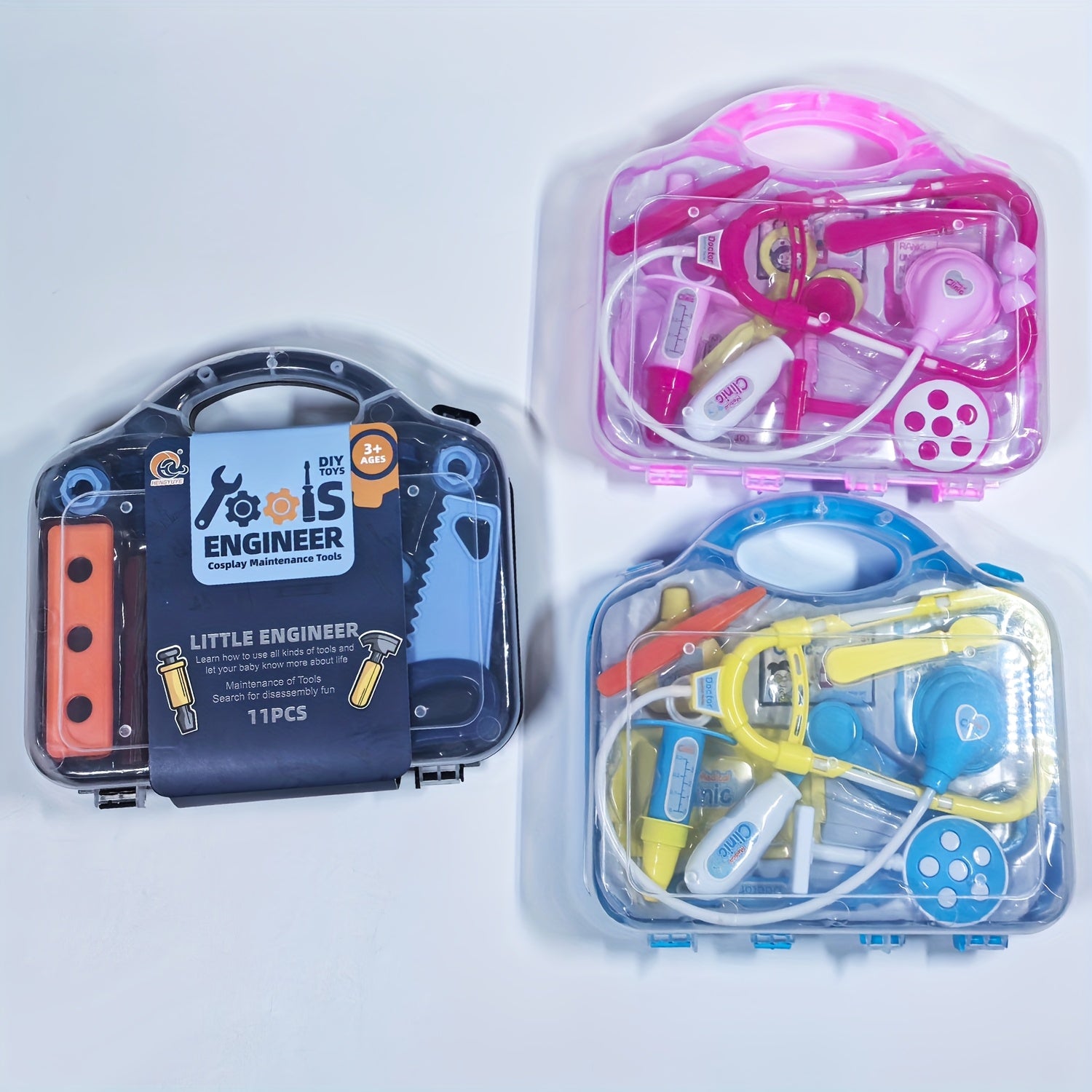 Kids Doctor Toy Set Medical Box Tool Kit Birthday Gift